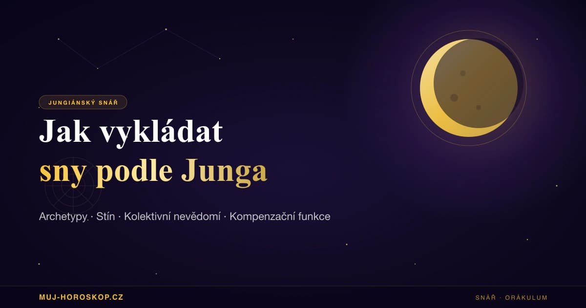 Jak vykládat sny podle Junga — Měsíc, mandala a archetypální symboly v cosmic deep stylu
