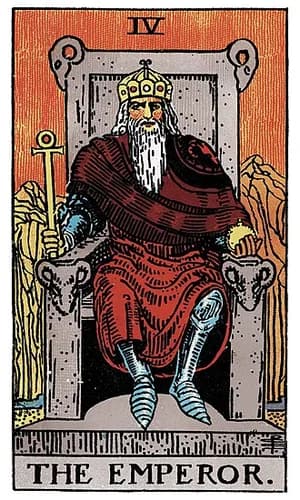 Císař — tarot karta