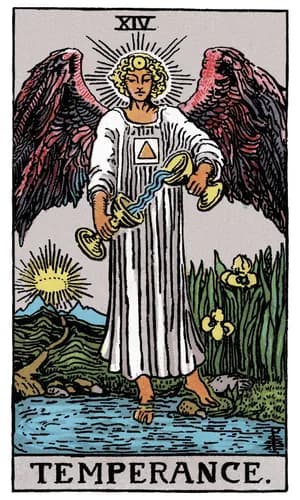 Střídmost — tarot karta