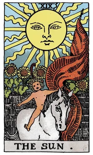 Slunce — tarot karta