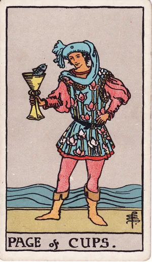 Pohárov, tarot karta Rider-Waite-Smith