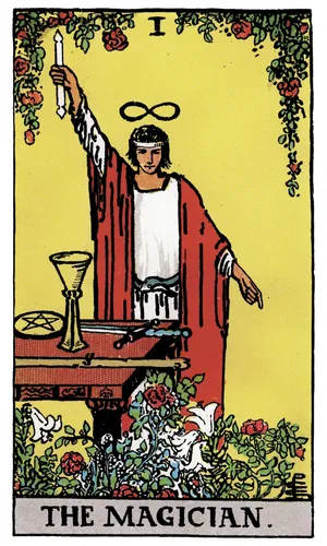 Mág, tarot karta Rider-Waite-Smith