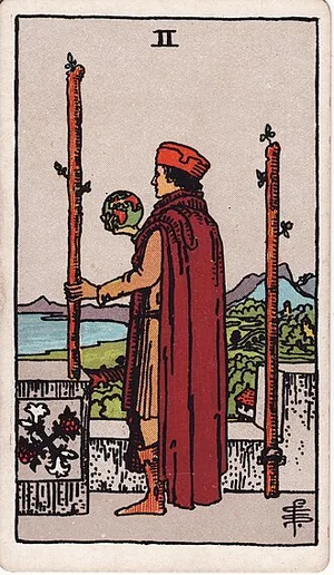 Palíc, tarot karta Rider-Waite-Smith