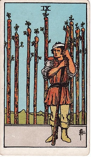 Palíc, tarot karta Rider-Waite-Smith